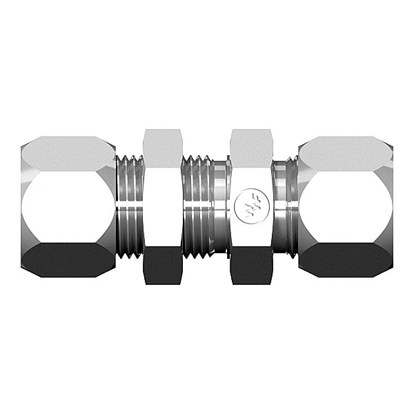Flareless Compression Bulkhead to Flareless Compression Union